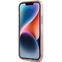 Karl Lagerfeld IML Choupette Magnetinis dėklas iPhone 12/12 Pro - rožinis