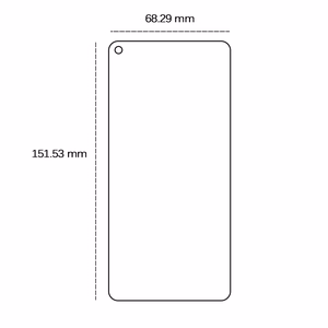 Grūdintas stiklas 2,5D Realme 9 Pro Plus / Realme 9 4G / Oppo Reno 7 Lite / 7Z / 7 SE / 8 Lite / A93