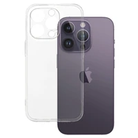 Itin plonas 1mm dėklas telefonui Iphone 14 Pro skaidrus