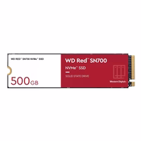 Western Digital raudonas SN700 500 GB M.2 PCI Express 3.0 NVMe