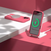 Etteri Silikoninis Mag dėklas for iPhone 17 raspberry