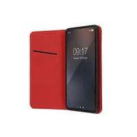 Dėklas telefonui SMART PRO Book odinis SAMSUNG A35 5G raudonas
