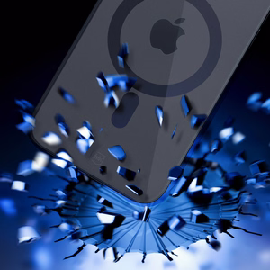 3mk Satin Armor Magnetinis dėklas telefonui su MagSafe iPhone 15 - permatomas su juodu rėmeliu