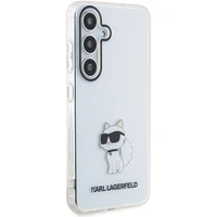 Karl Lagerfeld IML Choupette dėklas telefonui Samsung Galaxy S24 - skaidrus