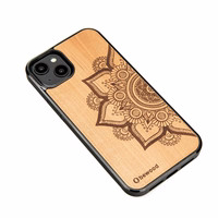Bewood Mandala Apple Tree Medinis dėklas telefonui iPhone 14 Plus - Šviesiai ruda