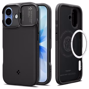 Spigen Optik Armor Magnetinis dėklas telefonui iPhone 17 - juodas