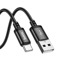 Kabelis USB-A į USB-C Hoco 3A 3 m X91 juodas
