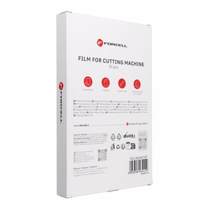 Hibridinė nano stiklo plėvelė pjovimo aparatui Forcell F-Protect Flexible NANO 7H MATT 196 x 125 mm 25 vnt.