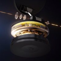 Dudao F24PRO MagSafe suderinamas Car Laikiklis with Suction Cup for Windshield or Dashboard - juodas