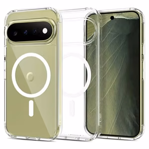 Tech-Protect FlexAir Hybrid MagSafe dėklas, skirtas Google Pixel Pro 9 / 9 Pro / 10 / 10 Pro / 11 / 11 Pro, skaidrus