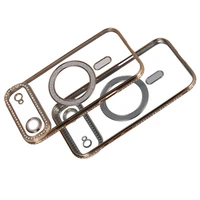 Dėklas telefonui (m) Bling Magsafe Case for Iphone 17 Air - auksinis