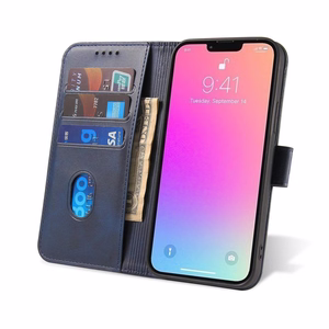 Magnetinis dėklas su atverčiamu dangteliu Samsung Galaxy S24 FE - mėlynas