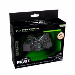 Esperanza EGG114K žaidimų valdiklis Juoda USB 2.0 Žaidimų pultelis Analoginis / skaitmeninis PC, Xbox One, Xbox Series S, Xbox Series X