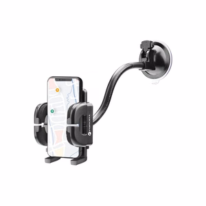 FORCELL F-GRIP Regular 27 cm automobilio laikiklis priekinio stiklo / prietaisų skydelio / oro angai juodas