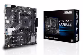 Pagrindinė plokštė ASUS Prime A520M-K AMD A520 SAM4 DDR4 MicroATX