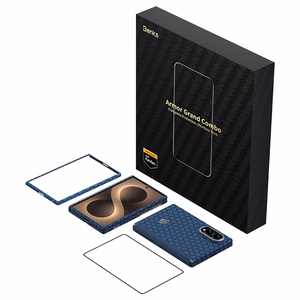 Benks Magnetic Armor Grid Air Grand Combo dėklas (C.K.FL.SA.BE.S060), skirtas Samsung Galaxy Z Fold 8, mėlynas