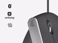 Logitech MX Vertical Advanced Ergonimic kompiuterio pelė RF belaidis + „Bluetooth“ Optinis 4000 DPI Dešinės rankos