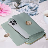 Megztas krepšys telefonui GCW06 mėtinis