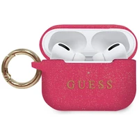 Guess Silicone Glitter Case for AirPods Pro - Pink Glitter