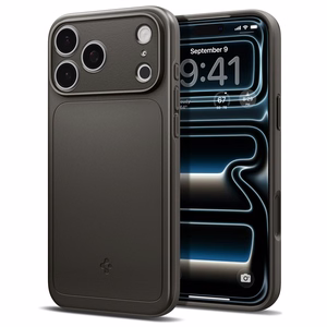 Spigen Thin Fit MagSafe dėklas, skirtas iPhone 17 Pro / 18 Pro, grafito spalvos