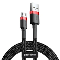 Baseus kabelis Cafule USB - microUSB 3,0 m 1,5A raudonas-juodas