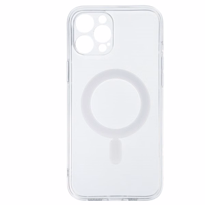 TEL PROTECT MagSilicone dėklas telefonui Iphone 12 Pro Max permatomas