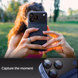 Spigen Optik Pro XL kameros stiklas iPhone 17 Pro juodas