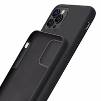 3mk silikoninis dėklas iPhone 11 Pro Max - juodas