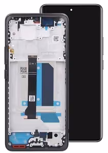 LCD ekranas Xiaomi Redmi Note 14 Pro+ 5G su lietimui jautriu ekranu su rėmu juodas OLED