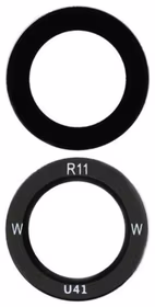 Samsung S711 S23 FE kameros stikliukas Black (lens Wide) 1pcs (service pack)