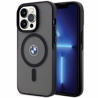 BMW IML Signature magnetinis dėklas telefonui iPhone 15 Pro - juodas