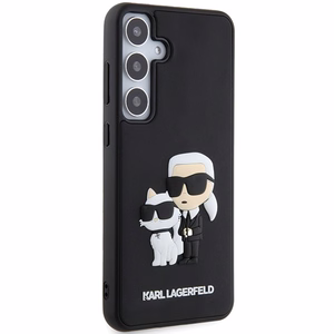 Karl Lagerfeld dėklas for Samsung Galaxy S24 Plus KLHCS24M3DRKCNK juodas HC 3D RUBBER KC NFT