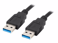 Lanberg USB-A laidas 3.0 0.5m juodas