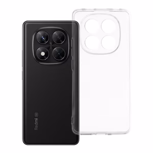 Dėklas telefonui 2 mm XIAOMI Redmi Note 14 Pro 5G / 14 Pro Plus 5G (kameros apsauga) skaidrus
