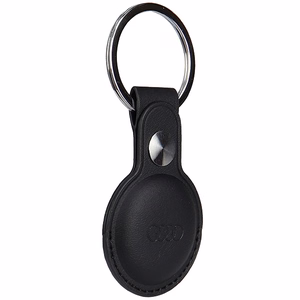 Audi Sintetinės odos AirTag dėklas - juodas