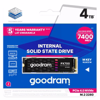 Goodram PX700 SSD SSDPR-PX700-04T-80 SSD diskas 4 TB M.2 PCI Express 4.0 NVMe 3D NAND