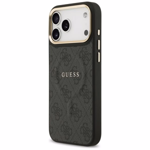 GUESS dėklas telefonui (m) IPHONE 17 Pro Max suderinamas su MagSafe PU 4G W/ Classic - juodas