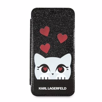 Karl Lagerfeld Valentine iPhone X/Xs dėklas telefonui - juodas