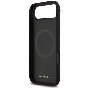 Mercedes Leather The Move Magnetinis dėklas MagSafe telefonui iPhone 17 Air - juodas