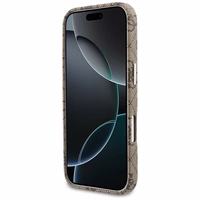 "Guess 4G Script MagSafe" dėklas "iPhone 17" - Rudas