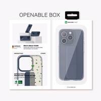 Amazing Thing Titan Pro laikiklio dėklas 10FT IP156.7PTHBU Iphone 15 Pro Max tamsiai mėlyna su stovu