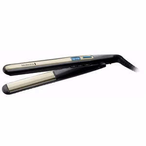 Remington Sleek & Curl S6500 – keraminės plaukų tiesinimo ir garbanojimo žnyplės, iki 230 °C, juodos