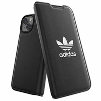 Adidas OR Dėklas telefonui Booklet BASIC iPhone 14 6.1" juodas/baltas 50181