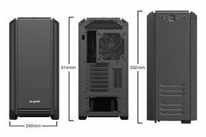 be quiet! Silent Base 601 „Midi Tower“ Juoda