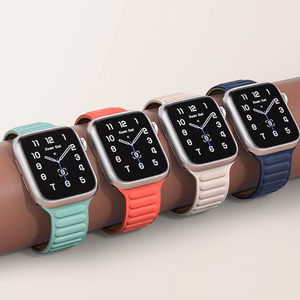 Magnetic Strap Magnetinis Dirželis Apyrankė Apple Watch 38/40mm - ruda