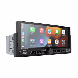 Kruger&Matz KM2017 1DIN CarPlay/AndroidAuto automobilio radijas