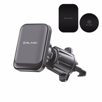 Blavec automobilinis laikiklis BH-01 magnetinis ventiliacijos grotoms (BH01-MAVB) juodas