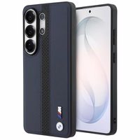 BMW Perforated Stripe Logo MagSafe Dėklas for Samsung Galaxy S26 Ultra - tamsiai mėlynas