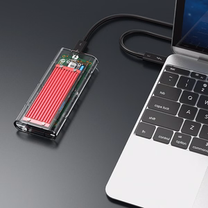 Orico TCM2-C3 M.2 NVME į USB-C 10Gb/s diskų įrenginys - raudonas