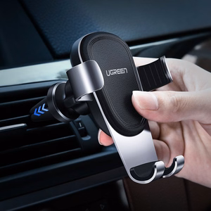 Ugreen automobilinis gravitacinis laikiklis ventiliacijos grotelėms pilkas (50564)